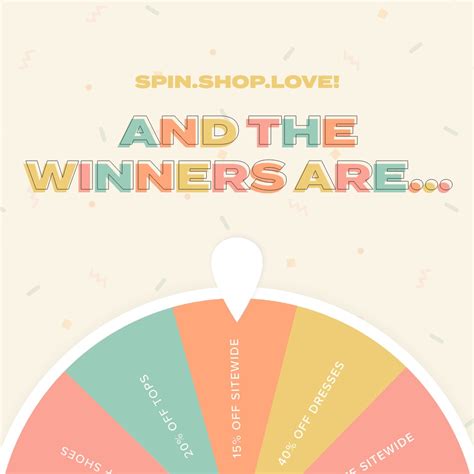 Shop & Spin Sweepstakes .